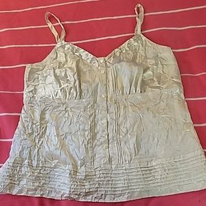 Sweet Cream Crinkle Cami Lane Bryant sz18